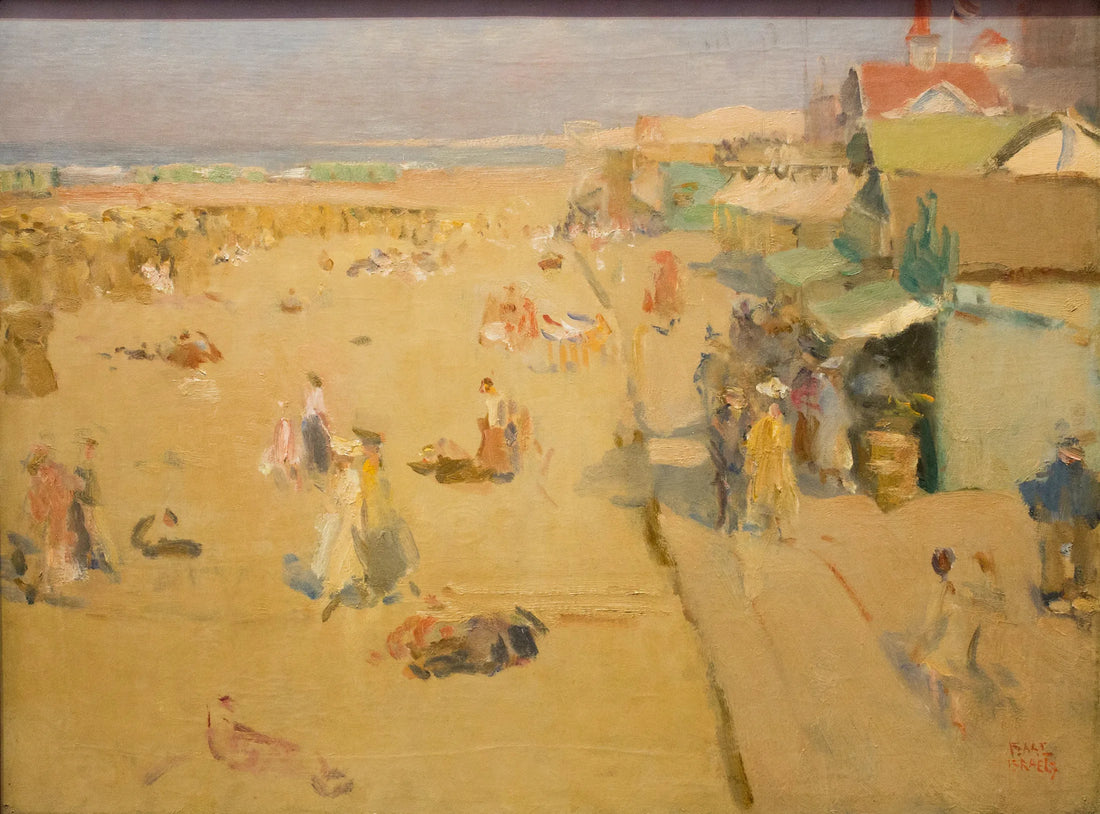 Scena plażowa w Scheveningen - Isaac Israëls