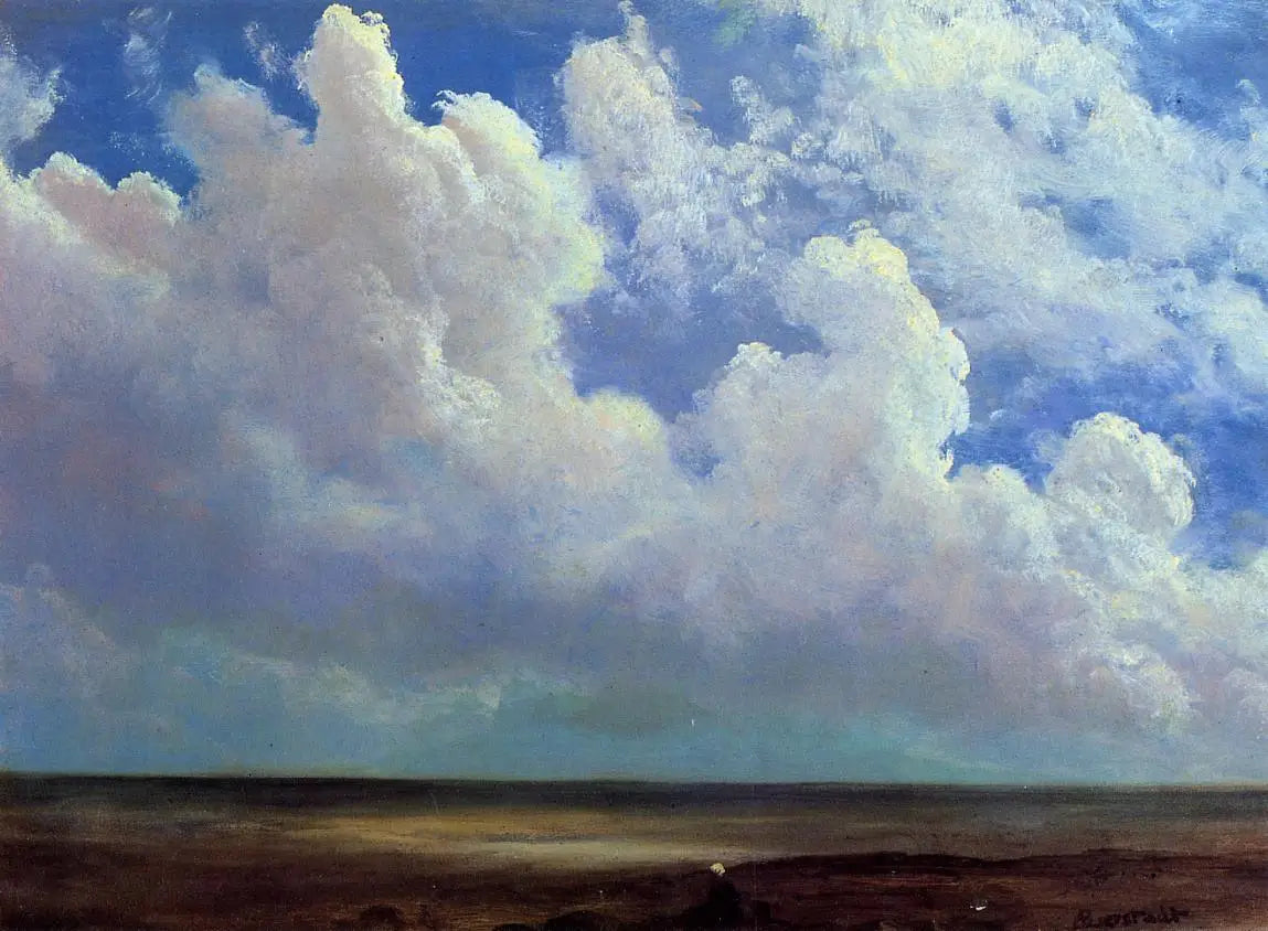 Scène de plage - Albert Bierstadt - Alpha Reproduction