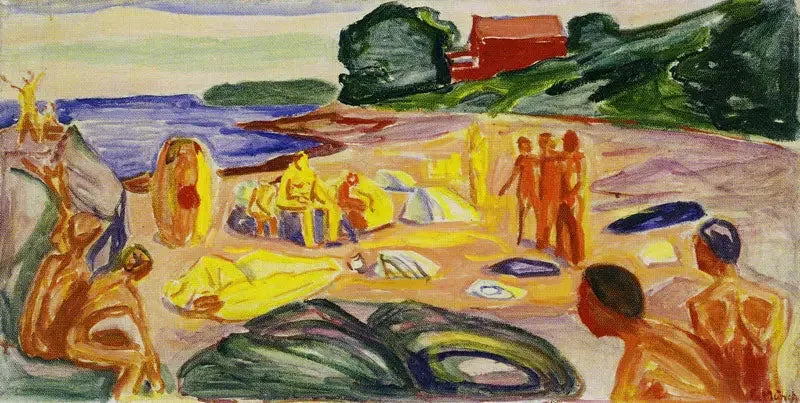 Scena plażowa - Edvard Munch