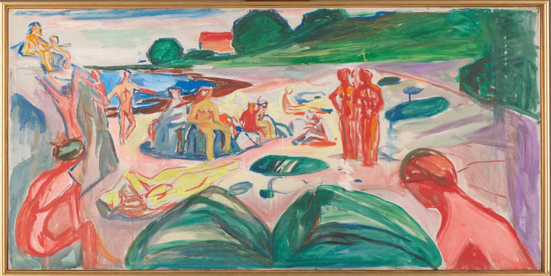 Scena plażowa - Edvard Munch