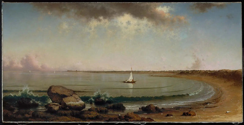 Scena nadbrzeżna: Point Judith - Martin Johnson Heade