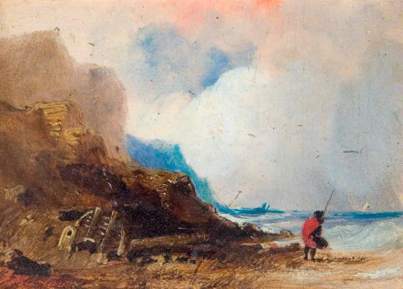 Scena nadbrzeżna, wieczór - John Martin