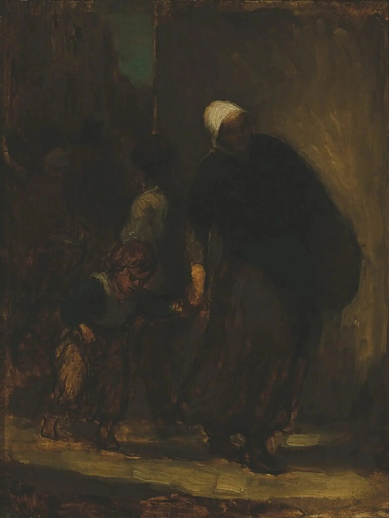 Scena uliczna - Honoré Daumier