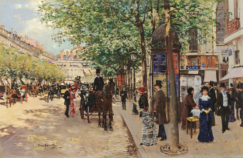 Scena uliczna w Paryżu - Jean Béraud