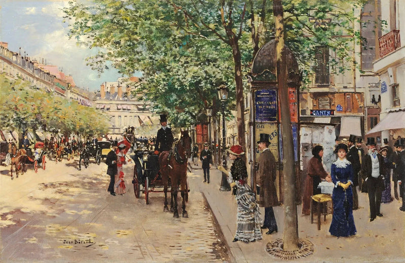 Scena uliczna w Paryżu - Jean Béraud