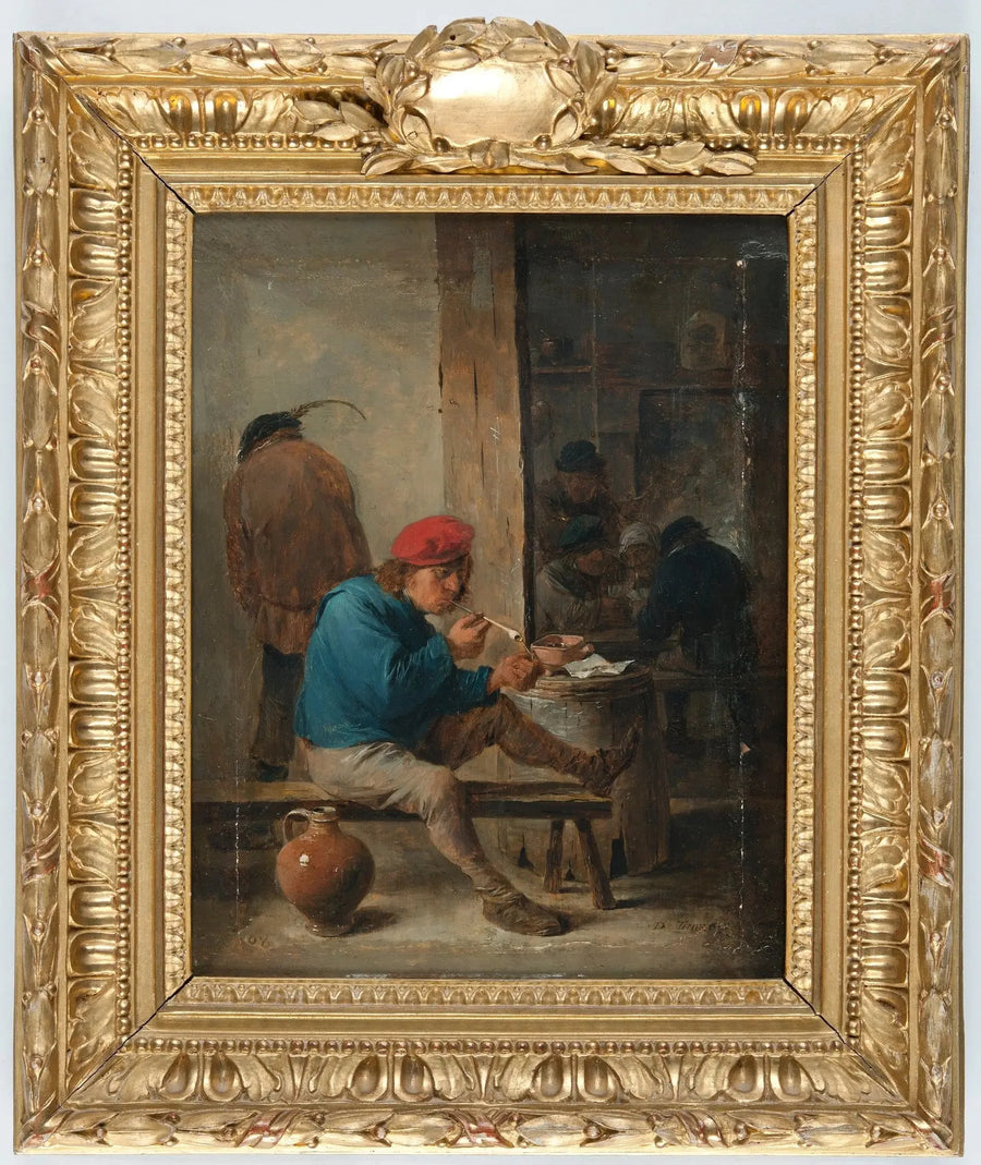 Scena z tawerny z palaczami - David Teniers Młodszy