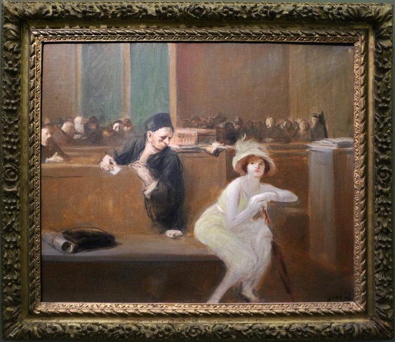 Scena sądowa - Jean-Louis Forain