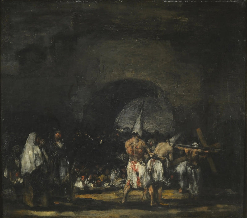Scena dyscyplin - Francisco de Goya