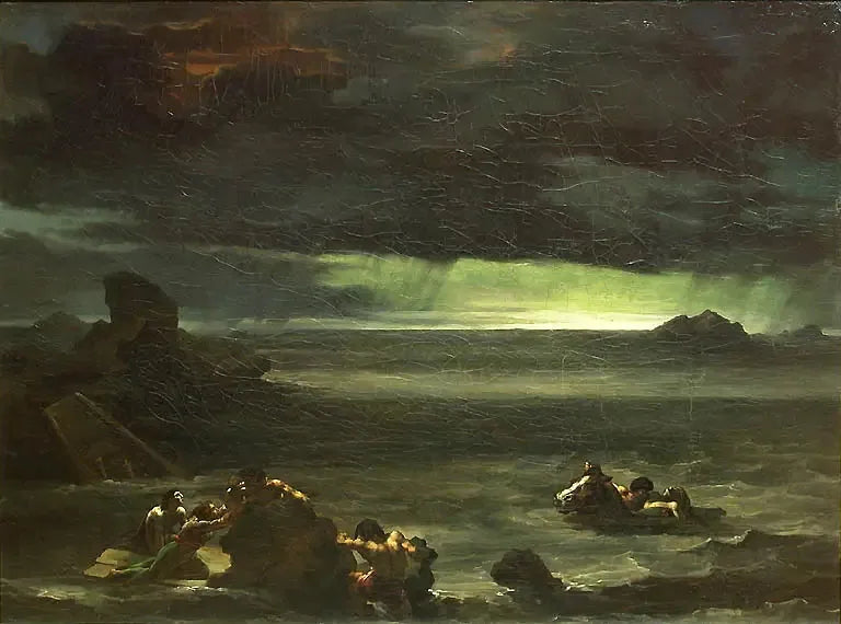 Scena potopu - Théodore Géricault