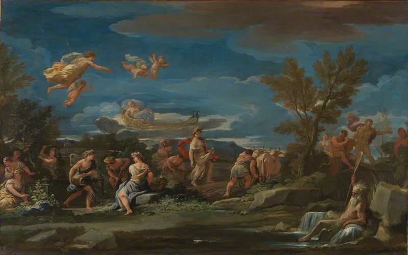 Mitologiczna scena rolnictwa - Luca Giordano