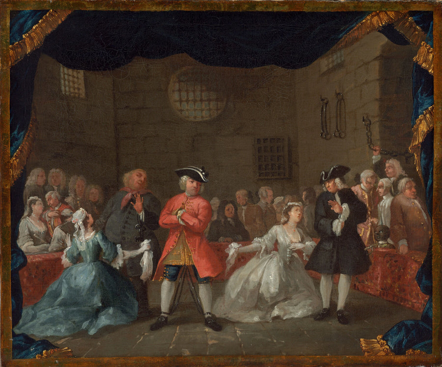 Une scène de l'Opéra du Mendiant - William Hogarth