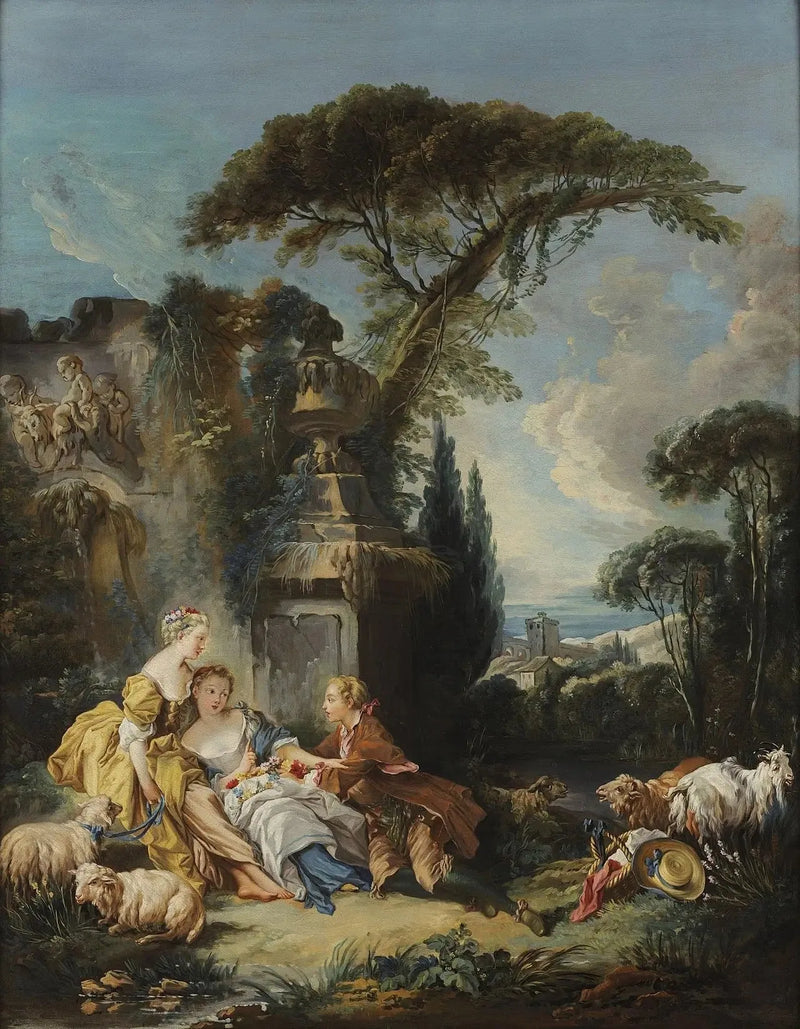 Scena pasterska - François Boucher
