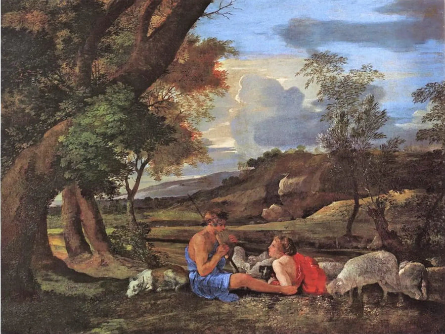 Scena pasterska - Nicolas Poussin