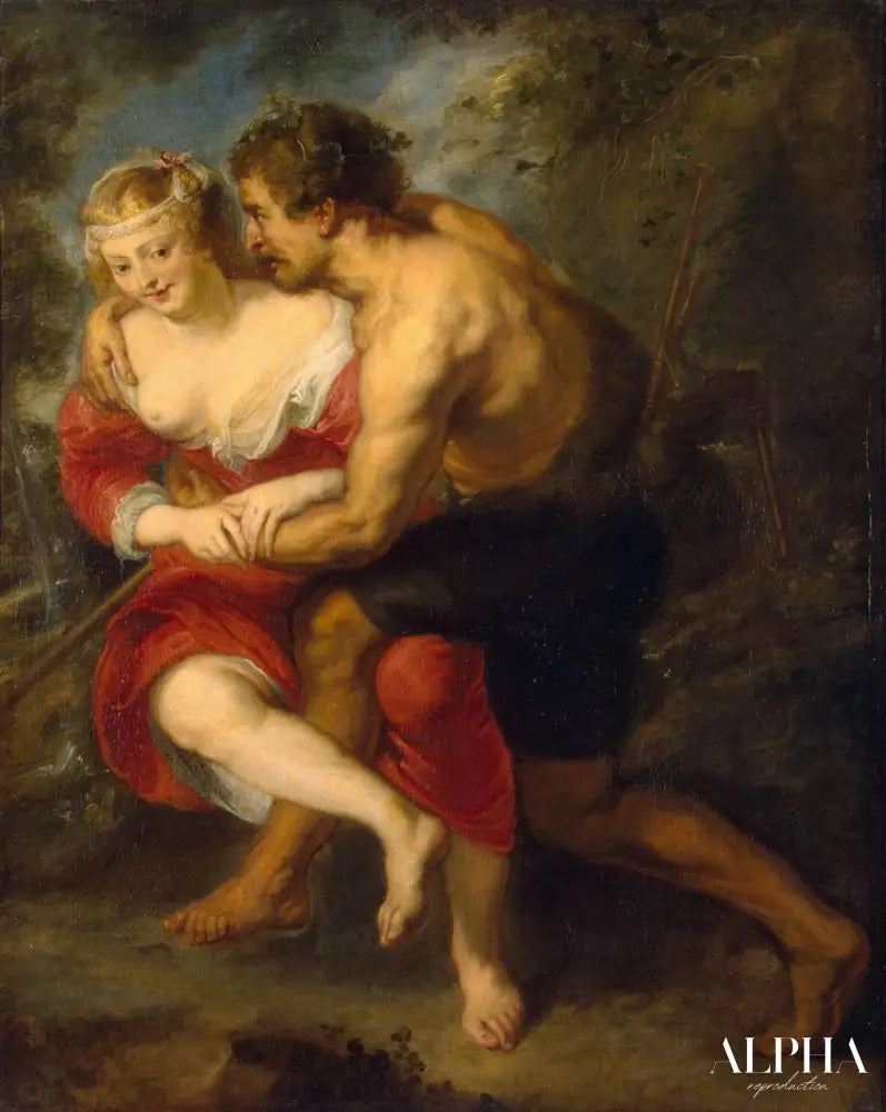 Scène pastorale - Peter Paul Rubens - Reproductions de tableaux et peintures haut de gamme