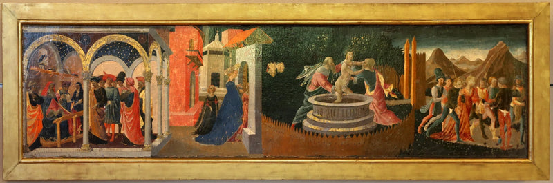 Scènes de l'Histoire de Suzanne : Suzanne et les vieillards - Zanobi Strozzi