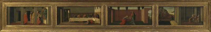 Sceny z życia Marii Magdaleny: nowoczesna kopia według Sandro Botticellego (cztery panele predelli) - Sandro Botticelli