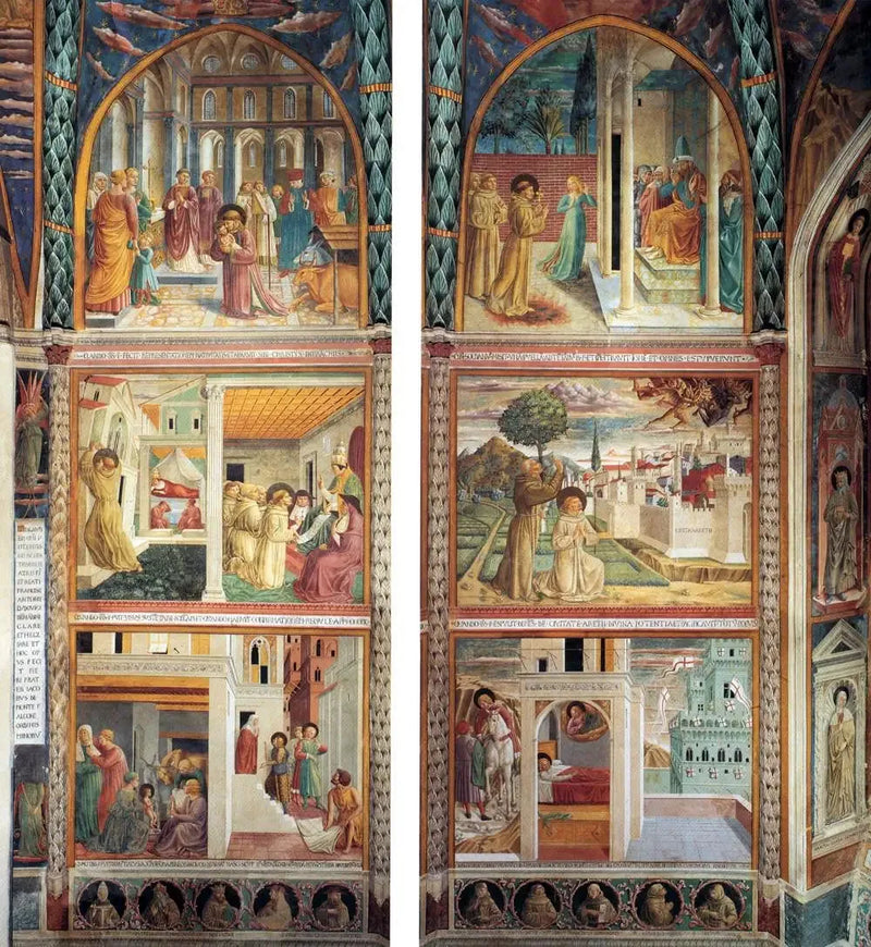 Sceny z życia świętego Franciszka - Benozzo Gozzoli