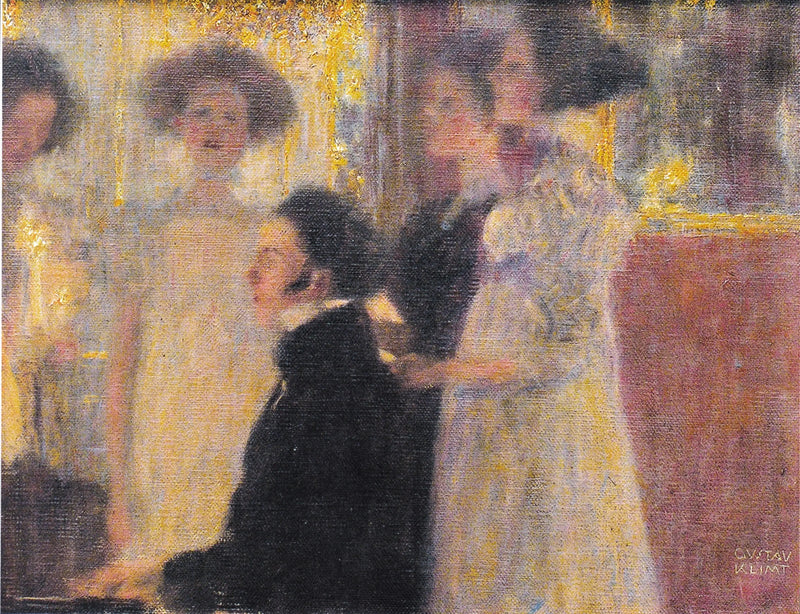 Schubert przy fortepianie I - Gustav Klimt
