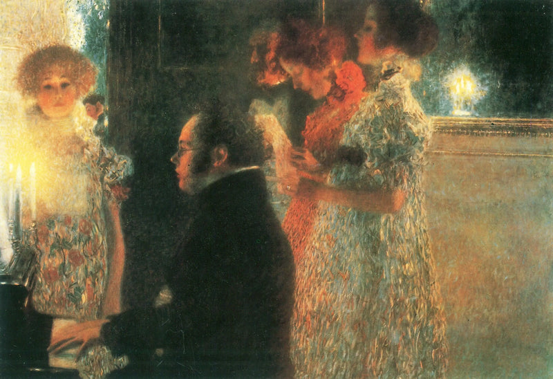 Schubert na pianinie II - Gustav Klimt