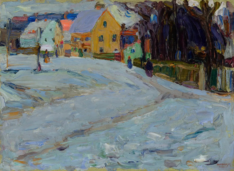 Schwabing - Plac Nikolai - Wasilij Kandinsky