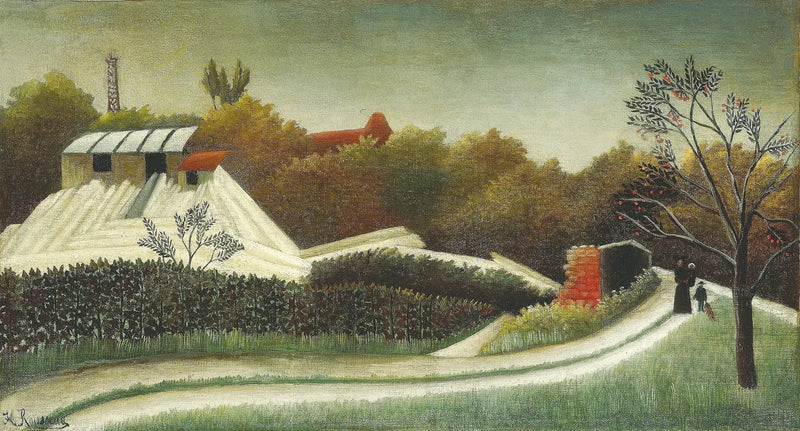 Tartak, przedmieścia Paryża - Henri Rousseau