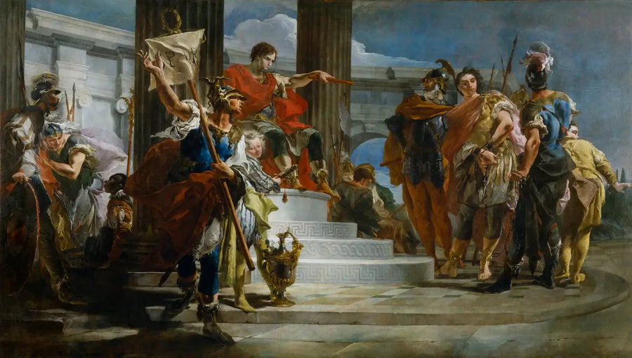 Scypion Afrykański uwalniający Massivę - Giovanni Battista Tiepolo
