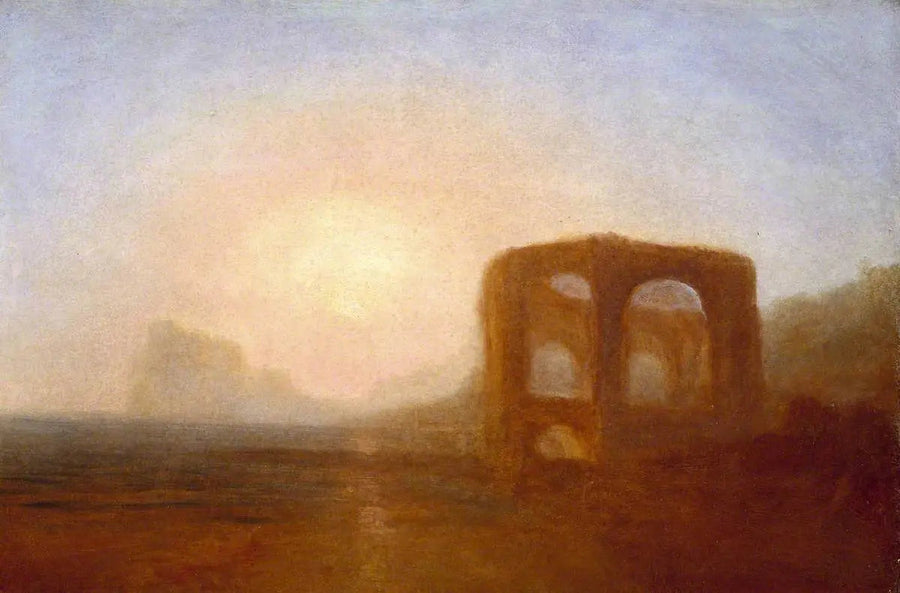 Wybrzeże z ruiną, prawdopodobnie Zatoka Baiae - J. M. W. Turner