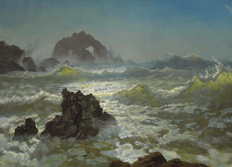 Seal Rock, Kalifornia - Albert Bierstadt