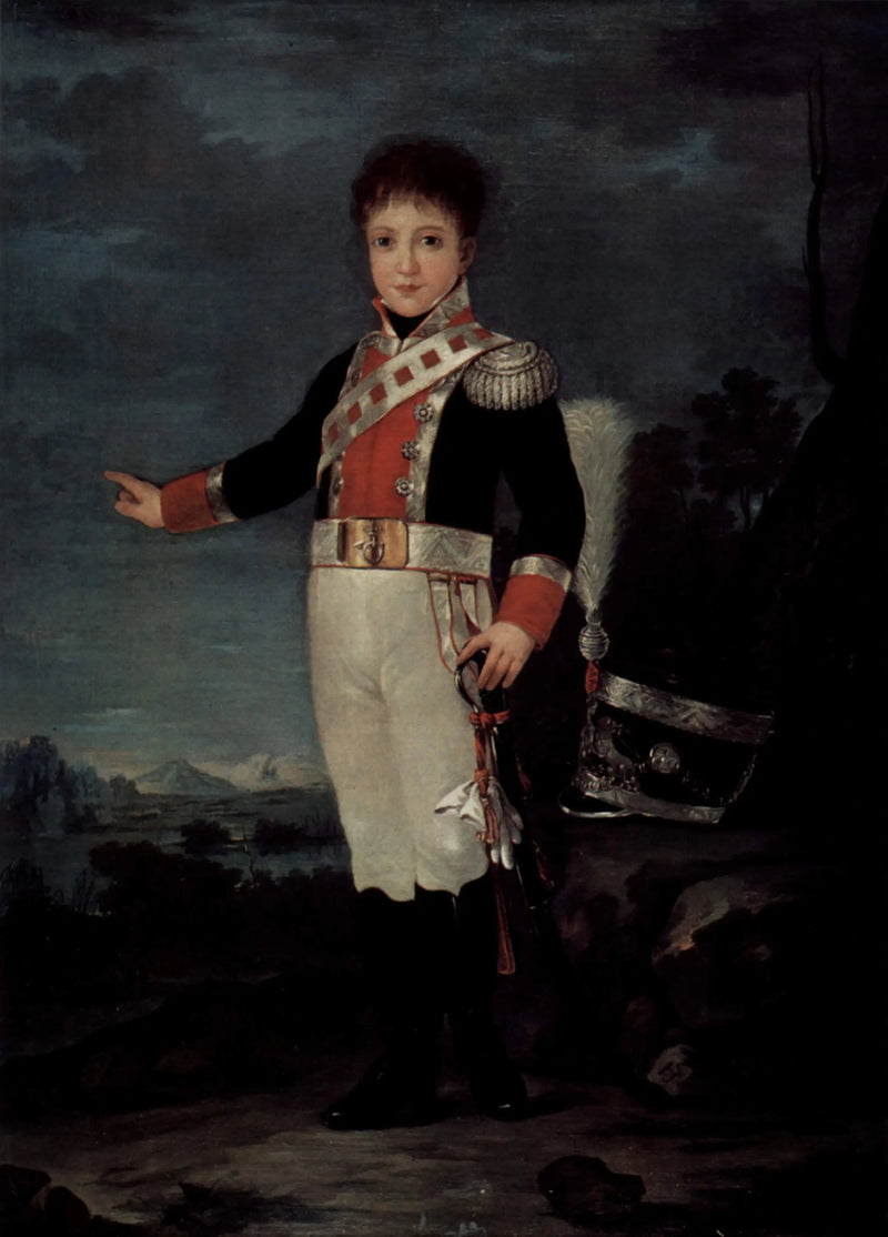 Sebastián Gabriel de Borbón jako dziecko - Francisco de Goya