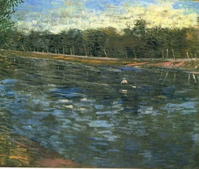 Sekwana z łodzią, La - Vincent van Gogh