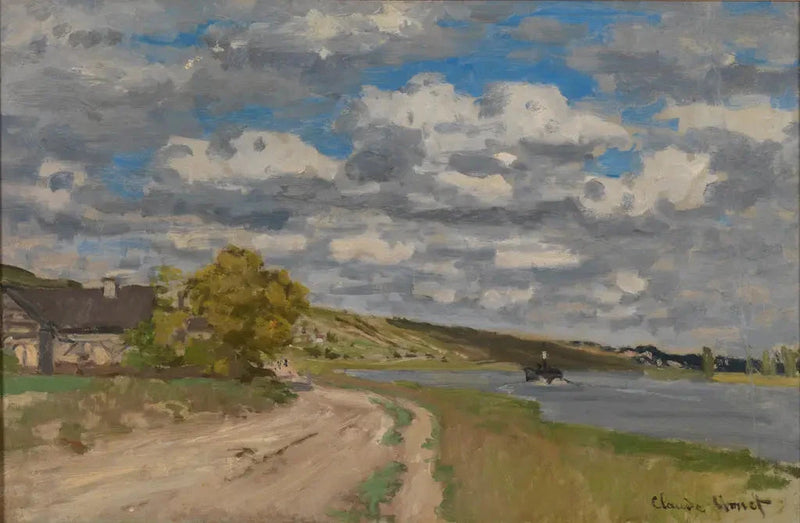Sekwana w pobliżu jej ujścia, Honfleur W115 - Claude Monet