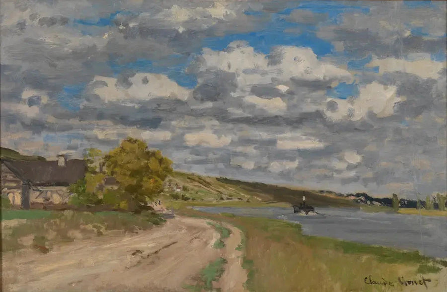Sekwana w pobliżu jej ujścia, Honfleur W115 - Claude Monet