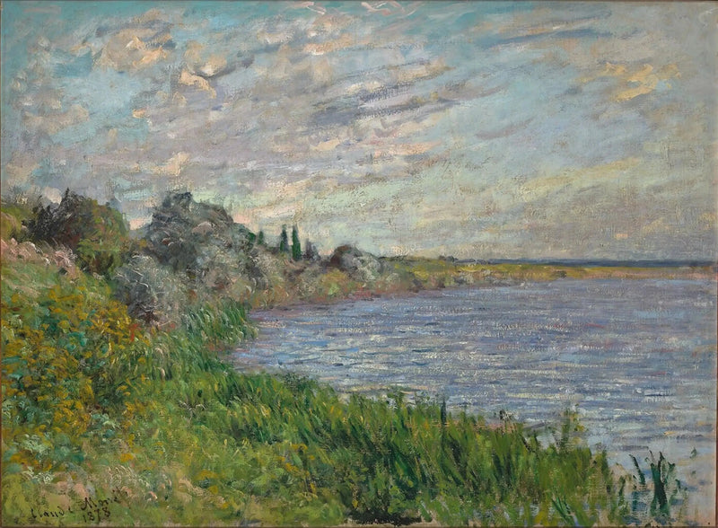 Sekwana w pobliżu Vétheuil W477 - Claude Monet