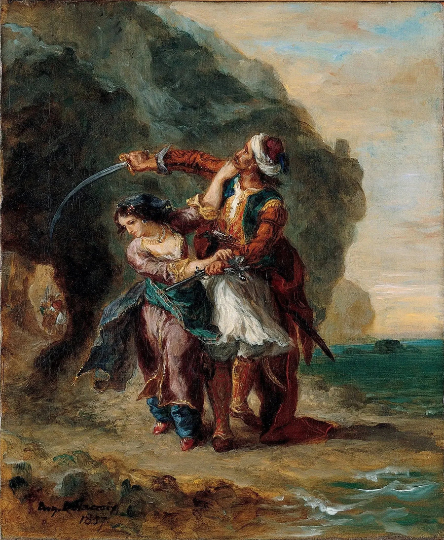 Selim i Zulejka - Eugène Delacroix