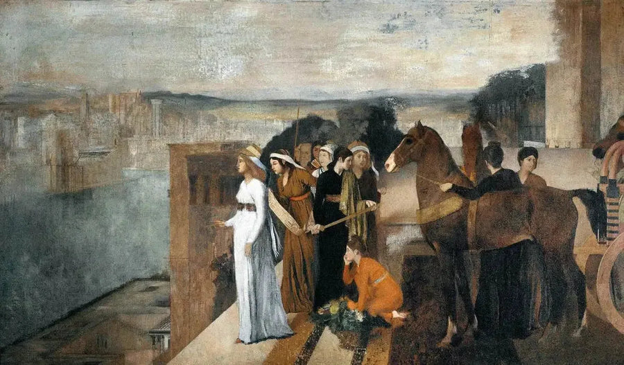 Semiramida budująca Babilon - Edgar Degas
