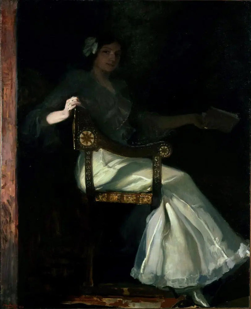 Pani Sorolla w bieli - Joaquín Sorolla