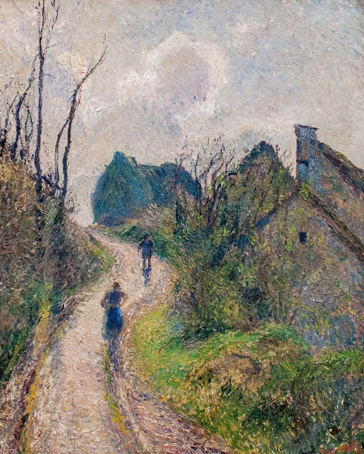 Sente de la Ravinière à Osny - Camille Pissarro image 1 reproduction artisanale de tableau