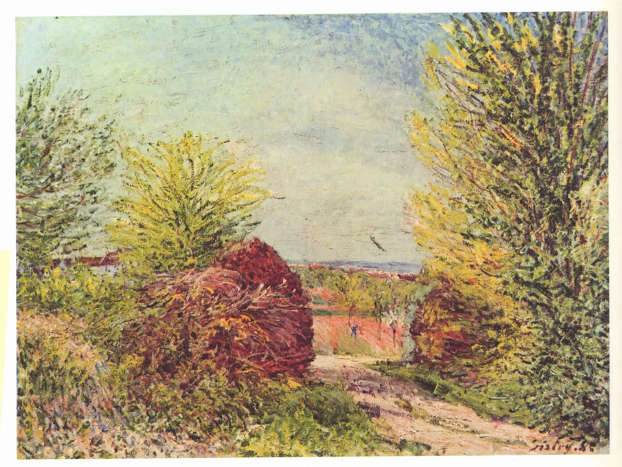 Ścieżka w Veneux-Nadon wiosną - Alfred Sisley