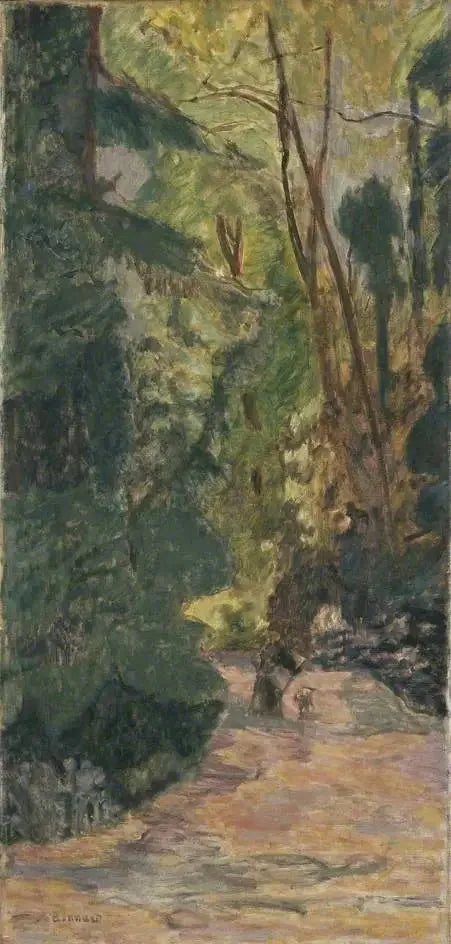Ścieżka w lesie - Pierre Bonnard