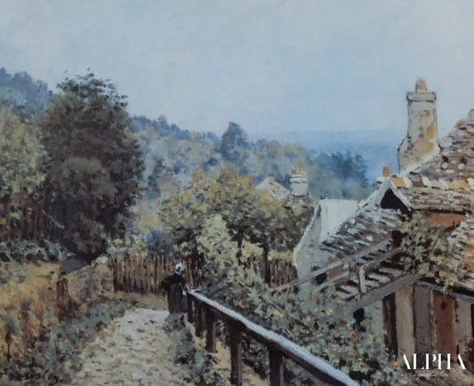 Sentier de la Mi-cote, Louveciennes - Alfred Sisley - Reproductions de tableaux et peintures haut de gamme