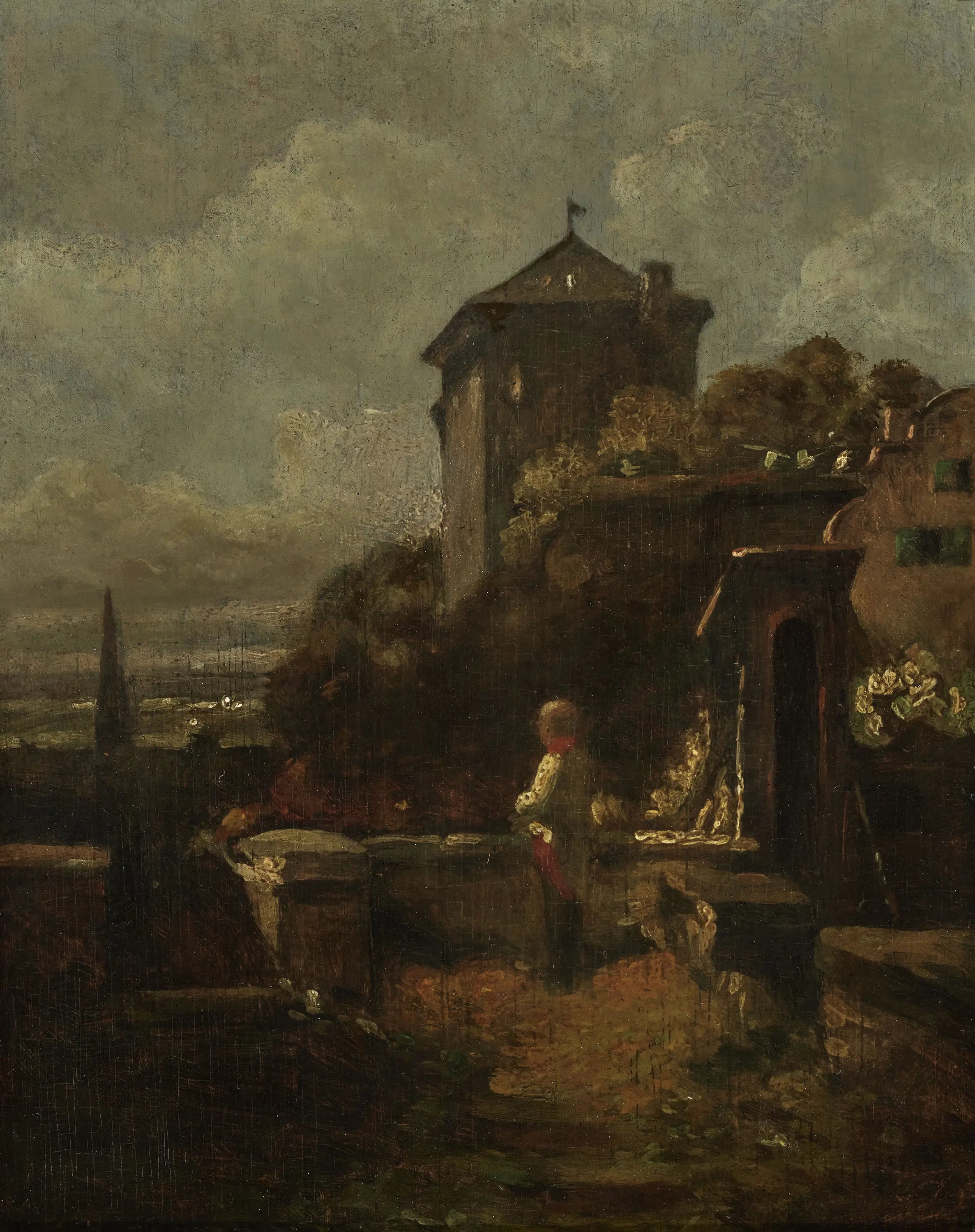 Sentinelle sur les remparts - Carl Spitzweg - Alpha Reproduction