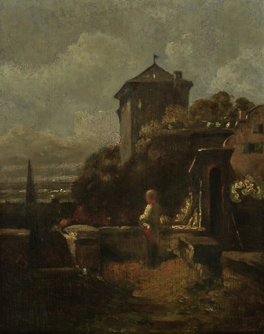 Strażniczka na murach - Carl Spitzweg