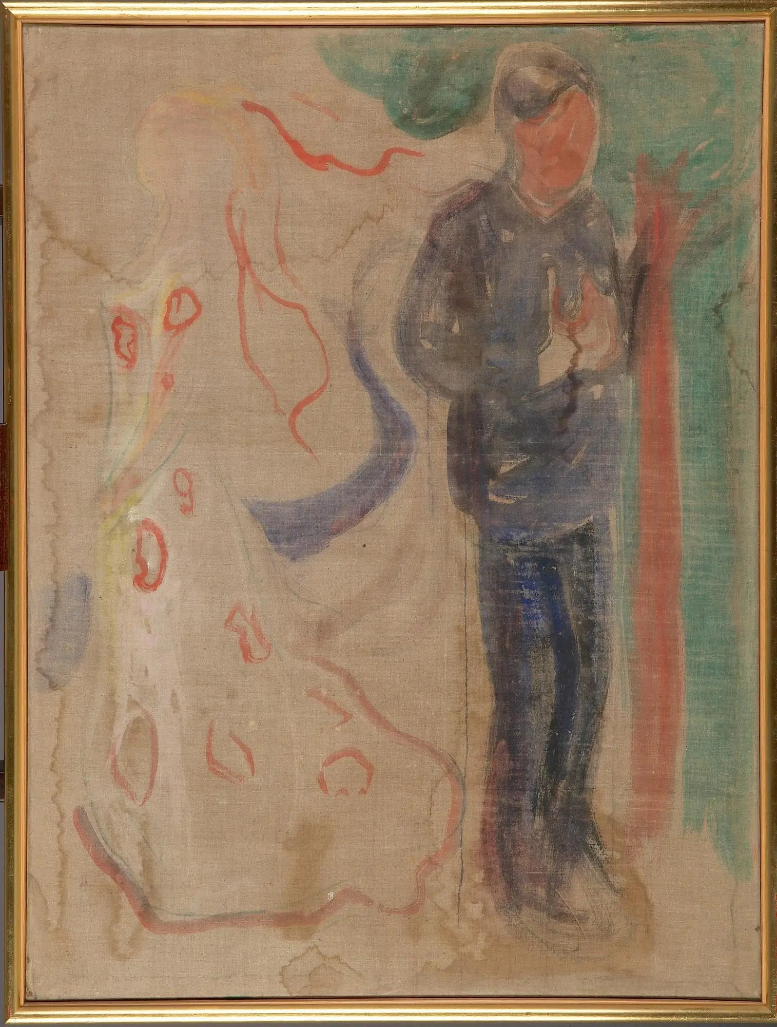 Séparation - Edvard Munch image 1 copie peinte à la main à l’huile