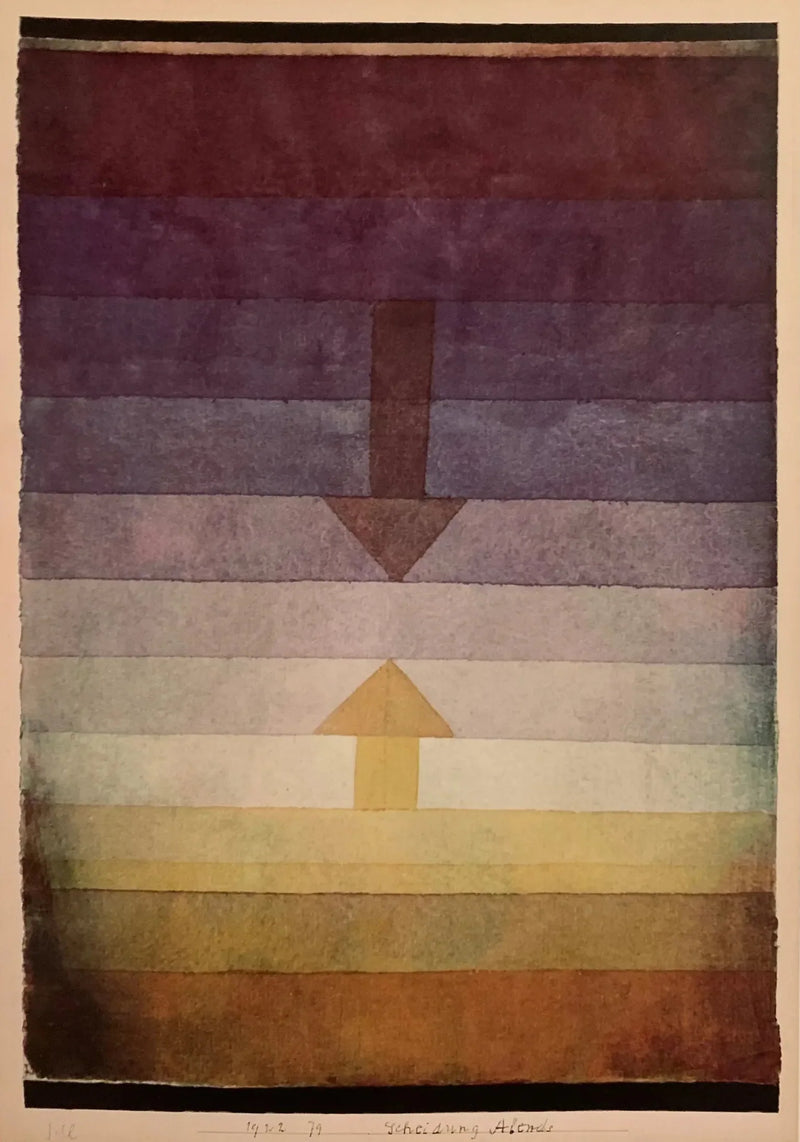 Separacja, wieczorem - Paul Klee