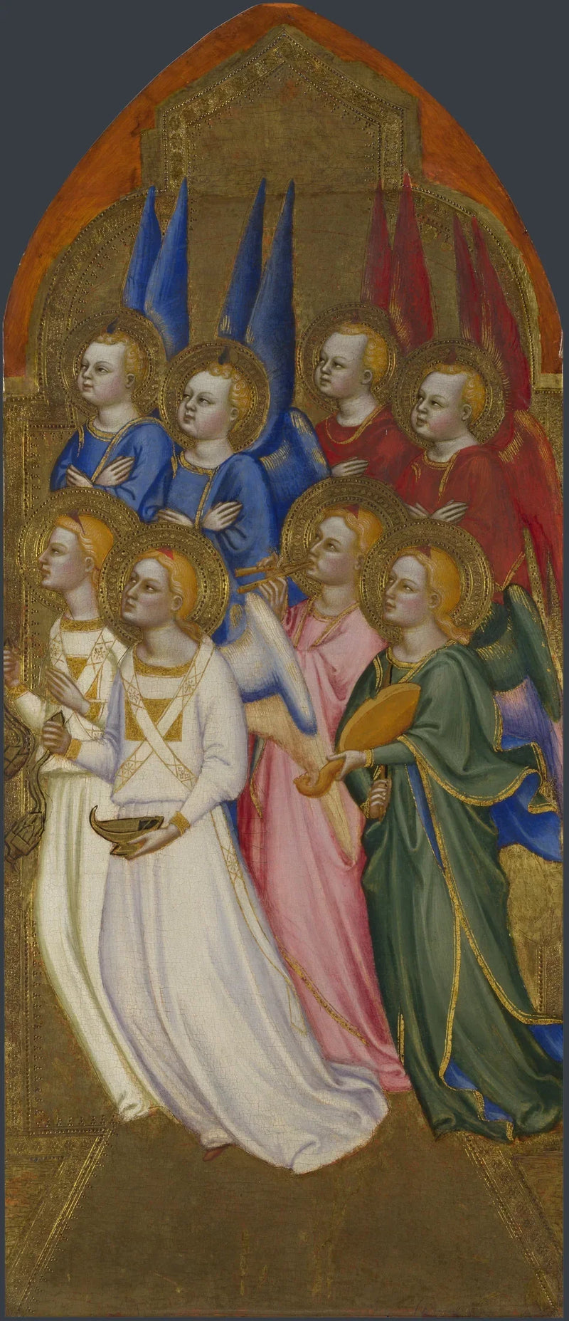 Serafiny, cherubiny i anioły adorujące - Jacopo di Cione