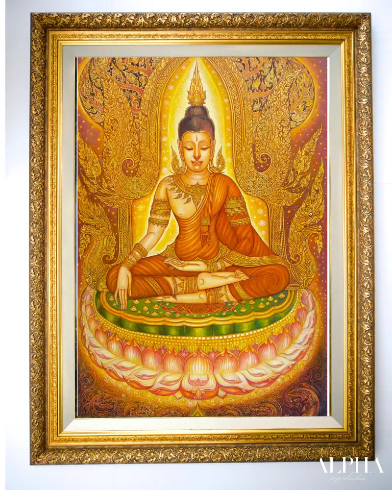 Serenity of the Buddha - Siwakorn | 80 x 130 cm Reproductions de tableaux à la peinture à l’huile