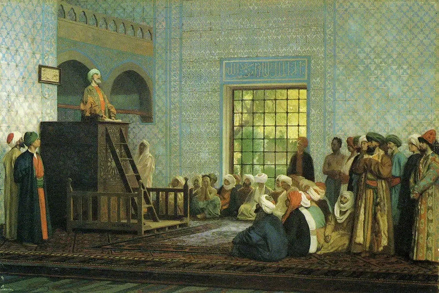Kazanie w meczecie - Jean-Léon Gérôme