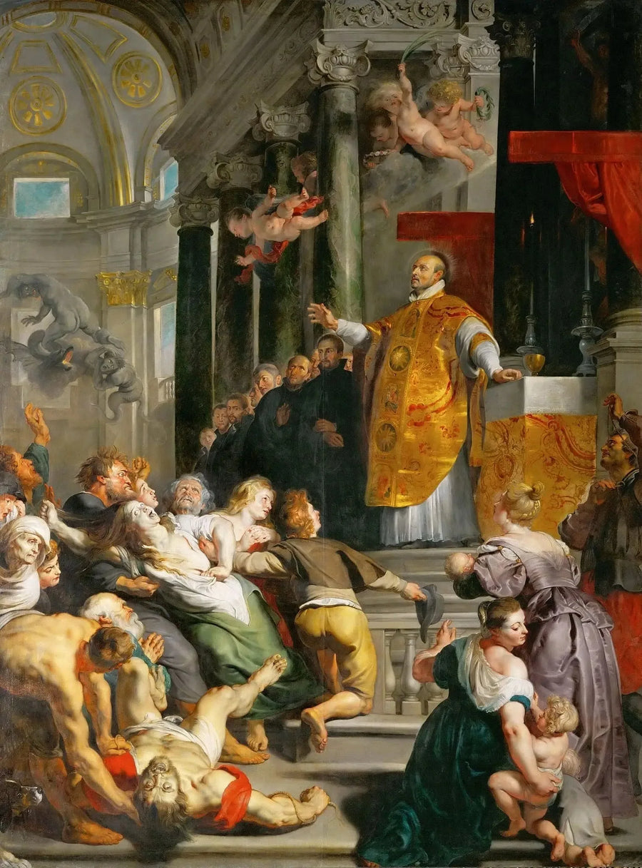 Kazanie świętego Ignacego z Loyola - Peter Paul Rubens