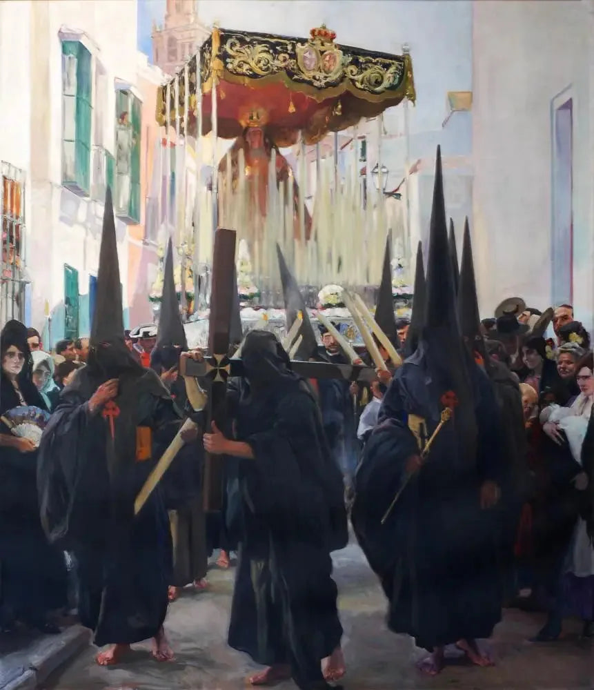 Sewilla, Wielki Tydzień. Pokutnicy - Joaquín Sorolla