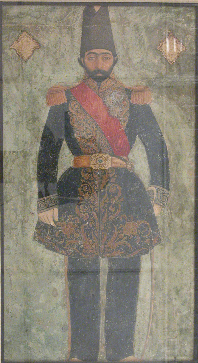 Portrait de Mirza Mohammad Ebrahim Khan Saham ol-Molk - Abu`l Hasan Ghaffari, known as Sani' al-Mulk
